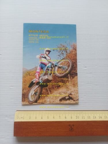 Montesa 310 Artusi Campione italiano Trial Junior 125 1991 cartolina …