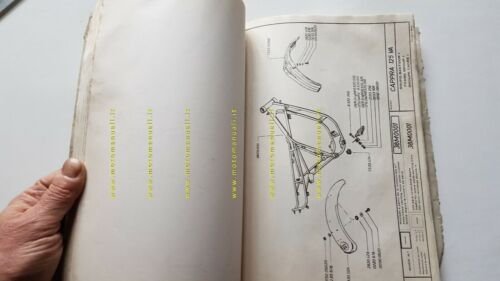 Montesa Cappra 125 VA 1975 manuale uso+CATALOGO RICAMBI originale owner's …