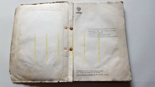 Montesa Cappra 125 VA 1975 manuale uso+CATALOGO RICAMBI originale owner's …