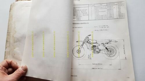 Montesa Cappra 125 VA 1975 manuale uso+CATALOGO RICAMBI originale owner's …