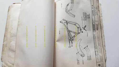 Montesa Cappra 125 VA 1975 manuale uso+CATALOGO RICAMBI originale owner's …