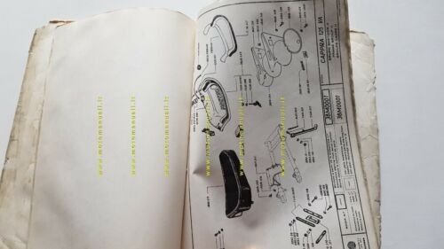 Montesa Cappra 125 VA 1975 manuale uso+CATALOGO RICAMBI originale owner's …