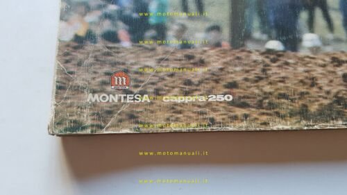 Montesa Cappra 250 1973 manuale uso + catalogo ricambi originale