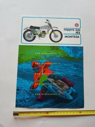 Montesa Cappra 250 MX Cross 1971 depliant originale