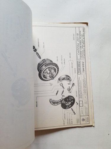 Montesa CAPPRA 250 VB 1977-78 manuale uso+catalogo ricambi originale