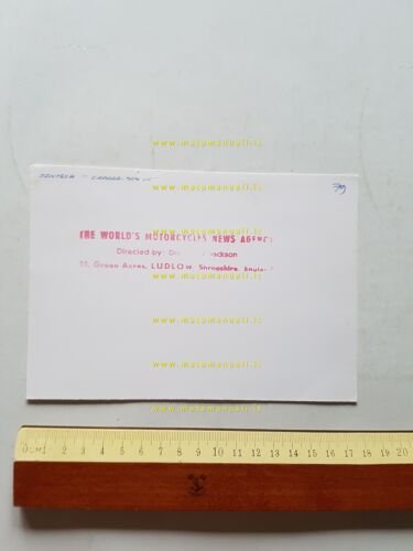 Montesa Cappra 414 VF 1980 foto cartella stampa originale