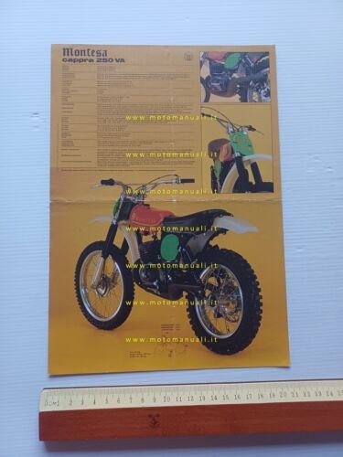 Montesa Cappra VA 250 - 360 cross 1975 depliant originale