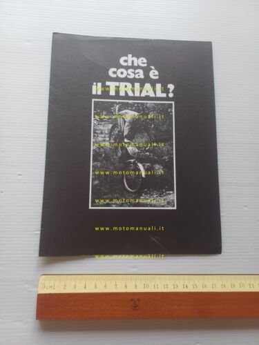 Montesa Che Cos'è il Trial? depliant italiano originale