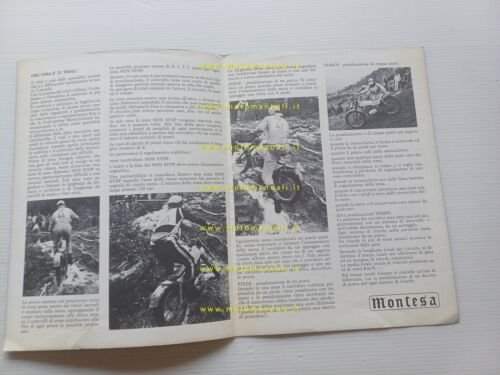 Montesa Che Cos'è il Trial? depliant italiano originale