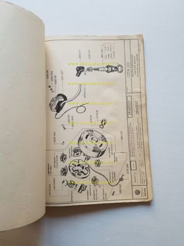 Montesa Cota 123 1972 manuale uso + catalogo ricambi originale