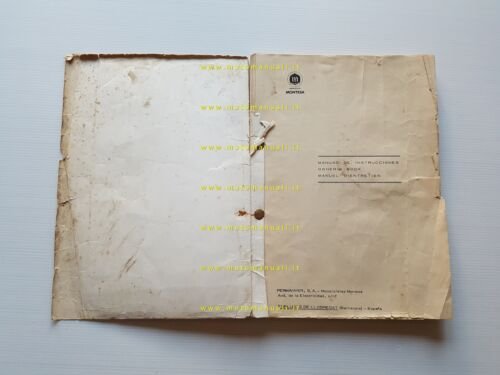 Montesa Cota 123 1972 manuale uso + catalogo ricambi originale