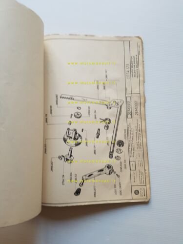 Montesa Cota 123 1972 manuale uso + catalogo ricambi originale