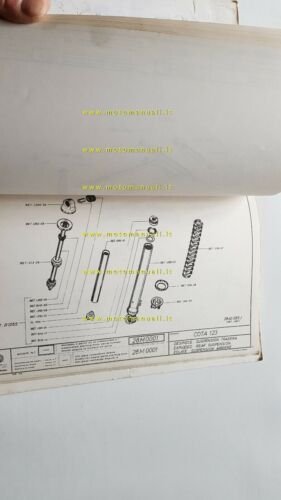 Montesa Cota 123 1972 manuale uso +catalogo ricambi originale owner …