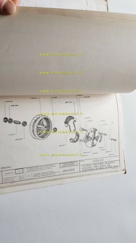 Montesa Cota 123 1972 manuale uso +catalogo ricambi originale owner …