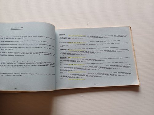 Montesa Cota 242 manuale uso + catalogo ricambi italiano originale