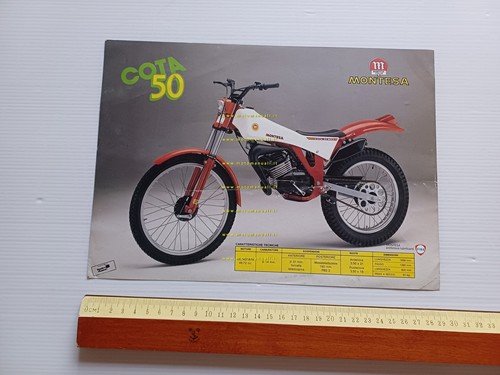 Montesa Cota 304 - 50 Trial 1989 depliant italiano originale