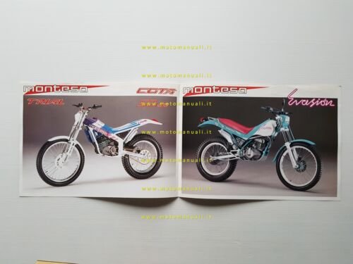 Montesa Cota 311 - 50 - Evasion Trial 1992 depliant …