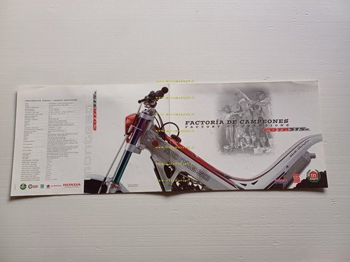 Montesa Cota 315 R 2003 depliant originale
