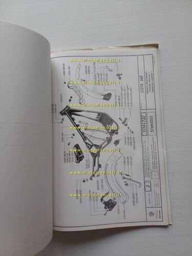 Montesa Cota 348 1976 manuale uso +catalogo ricambi originale owner …