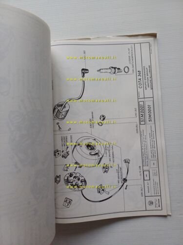 Montesa Cota 348 1976 manuale uso +catalogo ricambi originale owner …