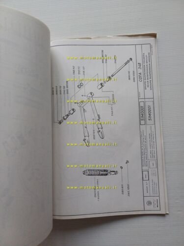 Montesa Cota 348 1976 manuale uso +catalogo ricambi originale owner …