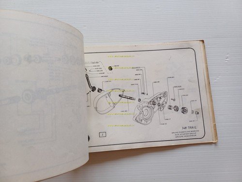 Montesa Cota 348 Trail manuale uso manutenzione + ricambi originale …