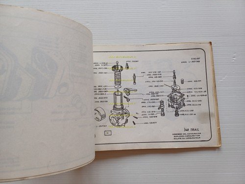 Montesa Cota 348 Trail manuale uso manutenzione + ricambi originale …