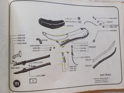 Montesa Cota 348 Trail manuale uso manutenzione + ricambi originale …