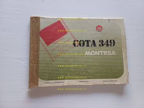 Montesa Cota 349 manuale uso + catalogo ricambi originale owner's …