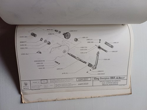 Montesa King Scorpion Automix 250 1973 manuale uso + catalogo …