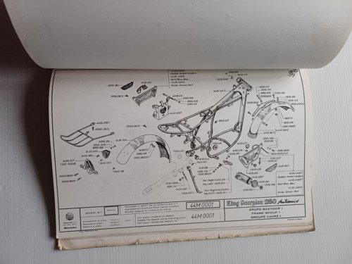 Montesa King Scorpion Automix 250 1973 manuale uso + catalogo …