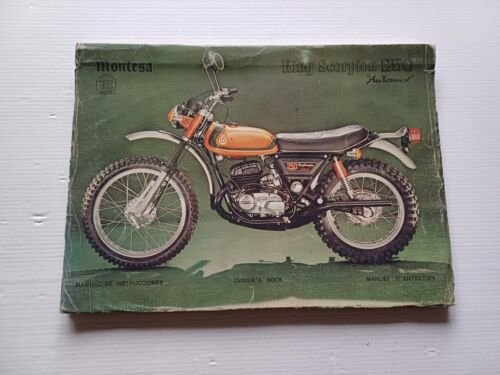 Montesa King Scorpion Automix 250 1973 manuale uso + catalogo …