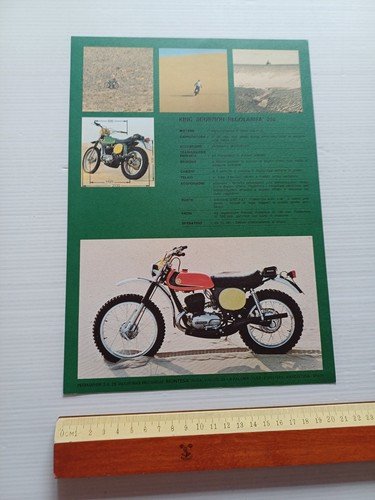 Montesa King Scorpion Regolarità 250 depliant italiano originale