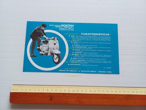 Montesa Laverda Microscooter 60 depliant originale SPAGNOLO