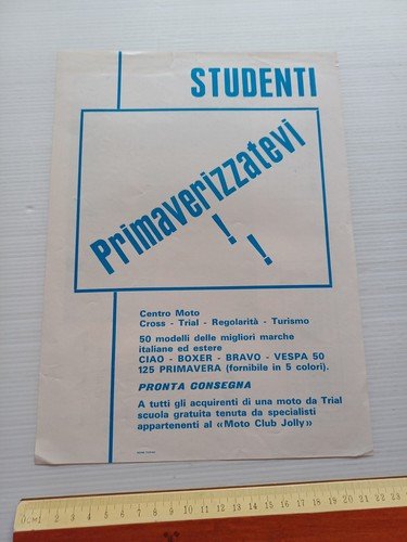 Montesa produzione 1974 depliant italiano originale
