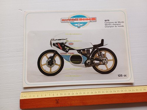 Morbidelli 125 VR GP 1976-77 depliant italiano originale