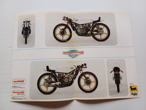 Morbidelli 125 VR GP 1976-77 depliant italiano originale