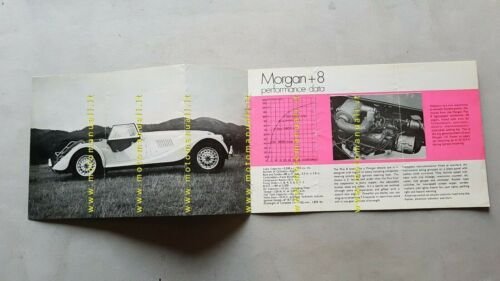 Morgan +8 - Morgan 44 depliant anni '70 inglese originale …
