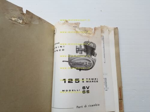 Morini Franco catalogo generale tutti Motori 50 1965 originale