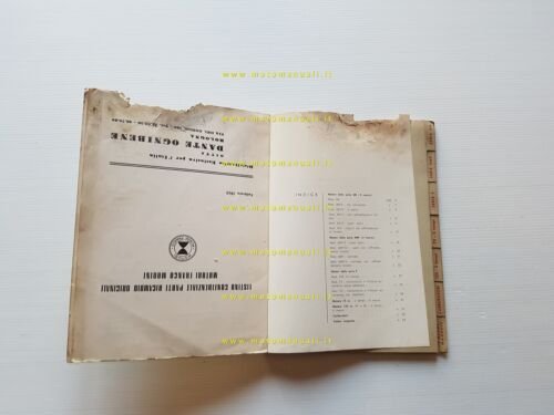 Morini Franco catalogo generale tutti Motori 50 1965 originale