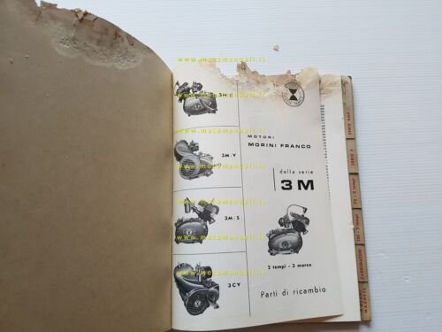 Morini Franco catalogo generale tutti Motori 50 1965 originale
