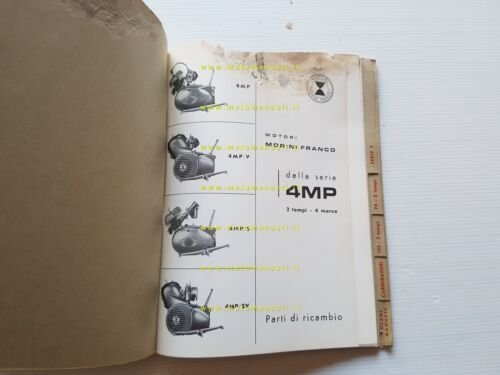 Morini Franco catalogo generale tutti Motori 50 1965 originale
