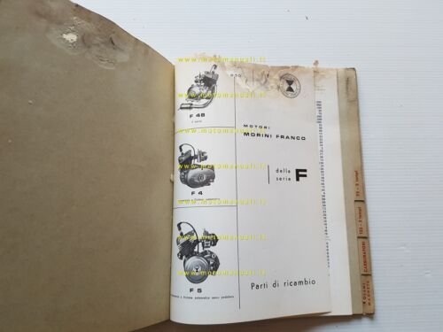 Morini Franco catalogo generale tutti Motori 50 1965 originale