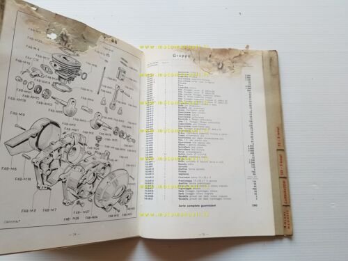 Morini Franco catalogo generale tutti Motori 50 1965 originale