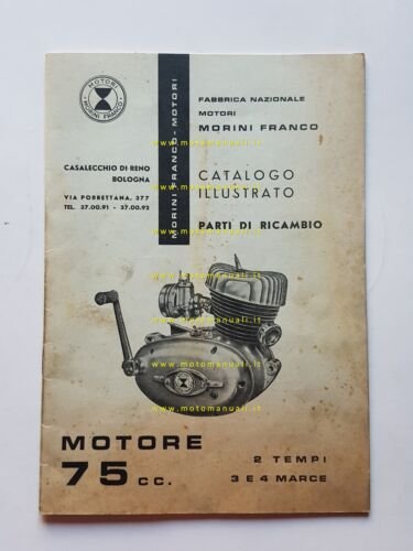 Morini Franco catalogo ricambi MOTORE 75 3-4 V originale engine …