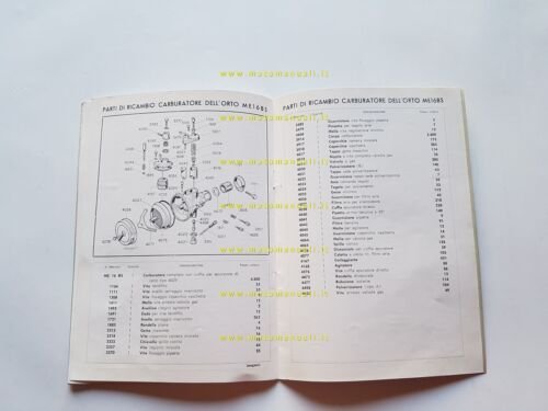 Morini Franco catalogo ricambi MOTORE 75 3-4 V originale engine …