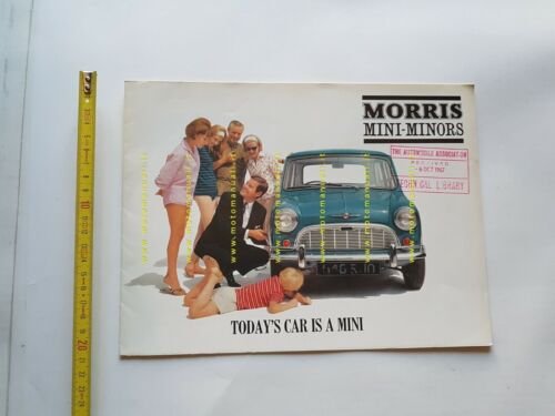 Morris Mini Minor 1967 depliant INGLESE originale