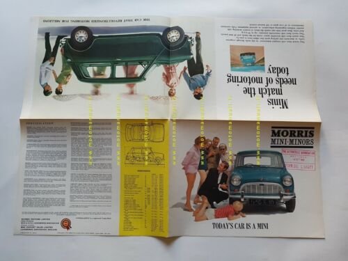 Morris Mini Minor 1967 depliant INGLESE originale