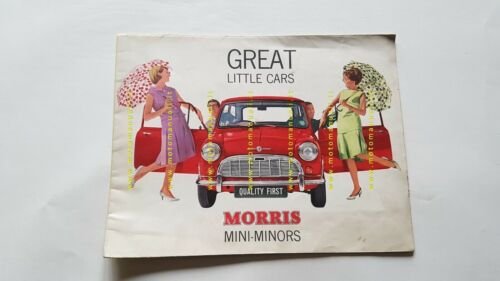 Morris modelli Mini Minor 1962 depliant INGLESE originale