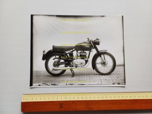 Moto Aldbert 160 Lusso anni 50 foto originale cartella stampa
